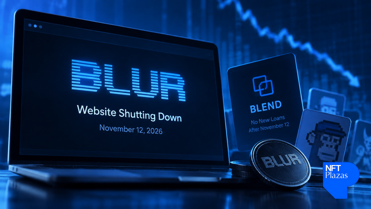 NFT Marketplace Blur to Shut Down Website, End New Blend Loans in November