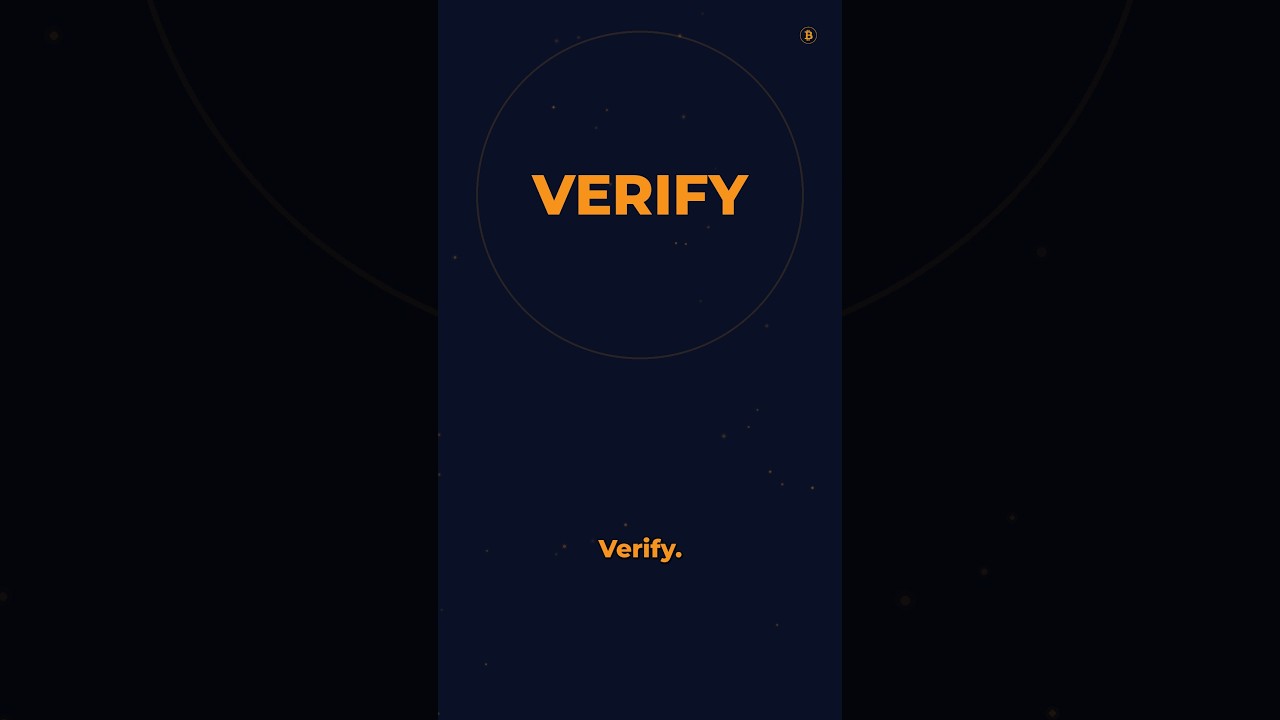 Don’t Trust, Verify: What a Bitcoin Node Actually Does